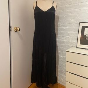 Zara satin slip dress